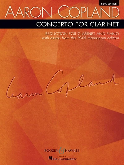 Concerto For Clarinet: Reduction For Clarinet And Piano New Edition