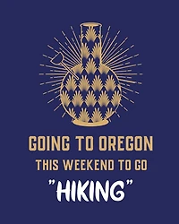 Going To Oregon This Weekend To Go Hiking: Cannabis Strain Journal Marijuana Notebook Weed Tracker Strains of Mary Jane Medical Marijuana Journal Smoking Hobby Diary Sativa Recreational Gift
