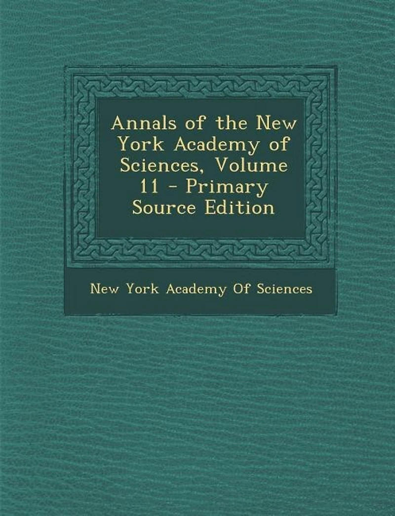 Annals Of The New York Academy Sciences