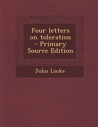 Four Letters on Toleration