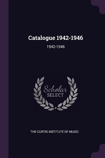 Catalogue 1942-1946: 1942-1946