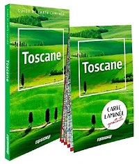 Toscane: guide et carte laminée