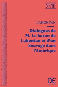Dialogues de M. le baron Lahontan et d'un sauvage dans l'Amérique
