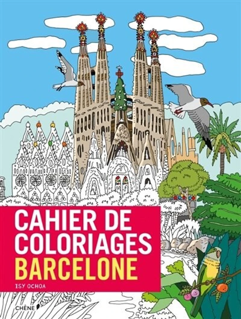 Barcelone Cahier de coloriage