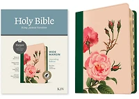 KJV Wide Margin Bible, Filament Enabled (Hardcover LeatherLike, Ornate Tile Black, Red Letter)