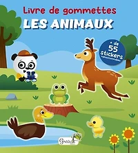 Les animaux: + de 55 stickers repositionnables