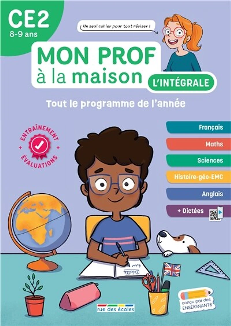 Mon prof à la maison, l'intégrale CE2, 8-9 ans: tout le programme de l'année