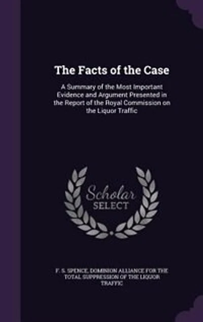 the Facts of Case: A Summary Most Important Evidence and Argument Presented Report Royal Commissi