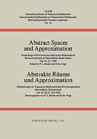 Abstract Spaces and Approximation / Abstrakte Räume Und Approximation