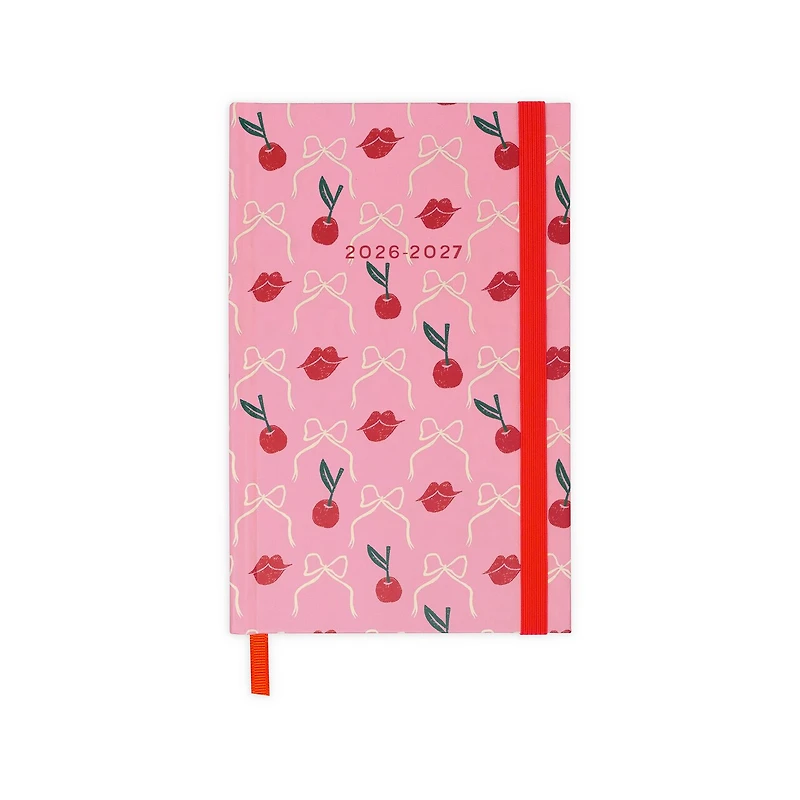17 Month Classic Planner, Cherry Bows