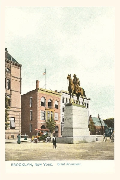Vintage Journal Grant Monument, Brooklyn, New York City