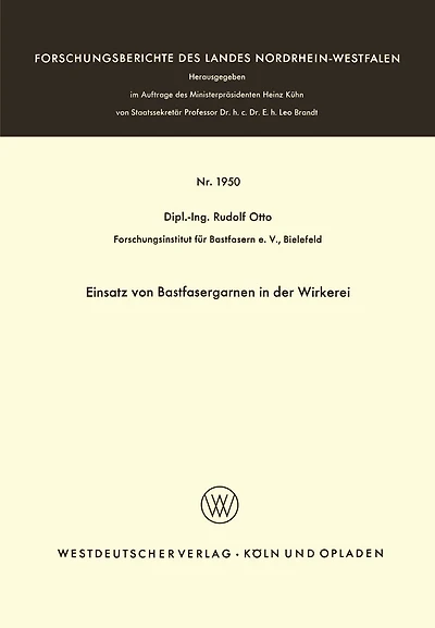 Einsatz von Bastfasergarnen in der Wirkerei