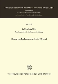 Einsatz von Bastfasergarnen in der Wirkerei