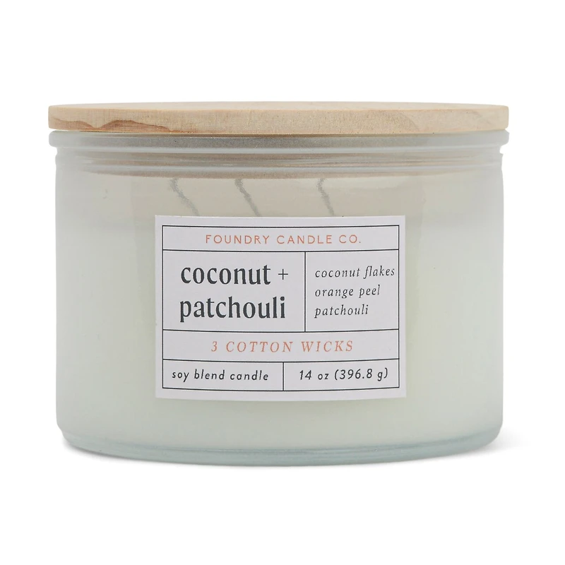 14oz Lidded Candle, Magnolia Amber