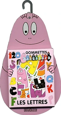 120 Gommettes Barbapapa -Les Lettres