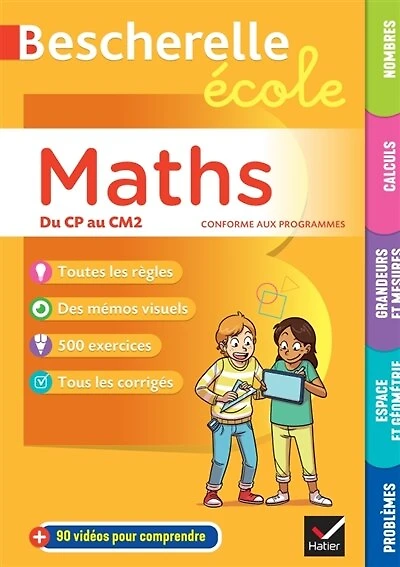 Bescherelle école maths: du CP au CM2