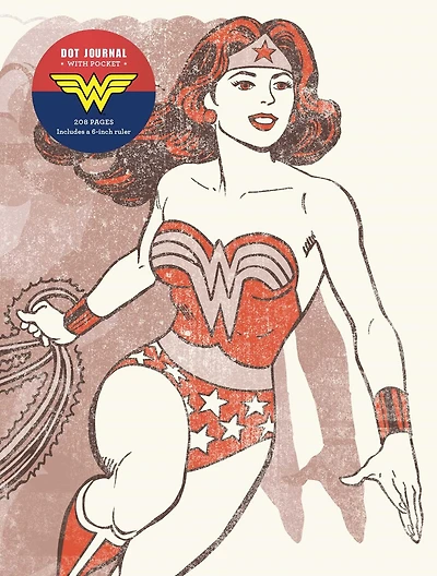Dc Comics: Vintage Wonder Woman Dot Journal