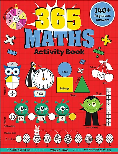 365 Maths Activity Book For Kids: Age 5+