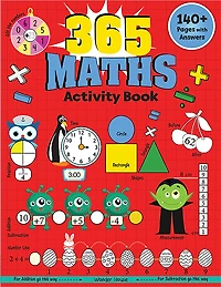 365 Maths Activity Book For Kids: Age 5+