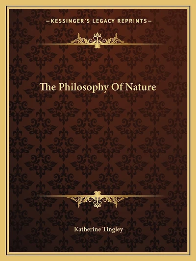 The Philosophy Of Nature