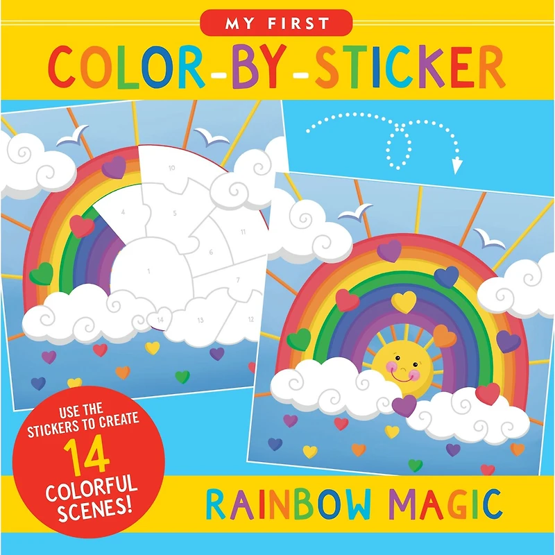 Colour By Sticker Rainbow Magic