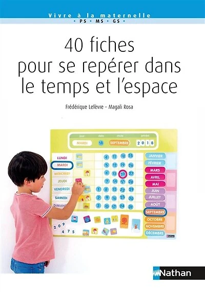 40 fiches pour se repérer dans le temps et l'espace : PS, MS, GS: PS, MS, GS
