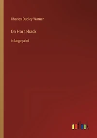 On Horseback: in large print