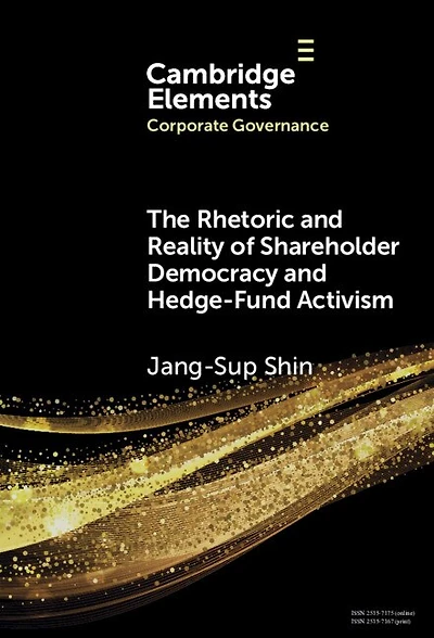The Rhetoric and Reality of Shareholder Democracy Hedge-Fund Activism
