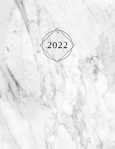 2022 Planner: Monthly, weekly organizer with inspirational quotes and unique design