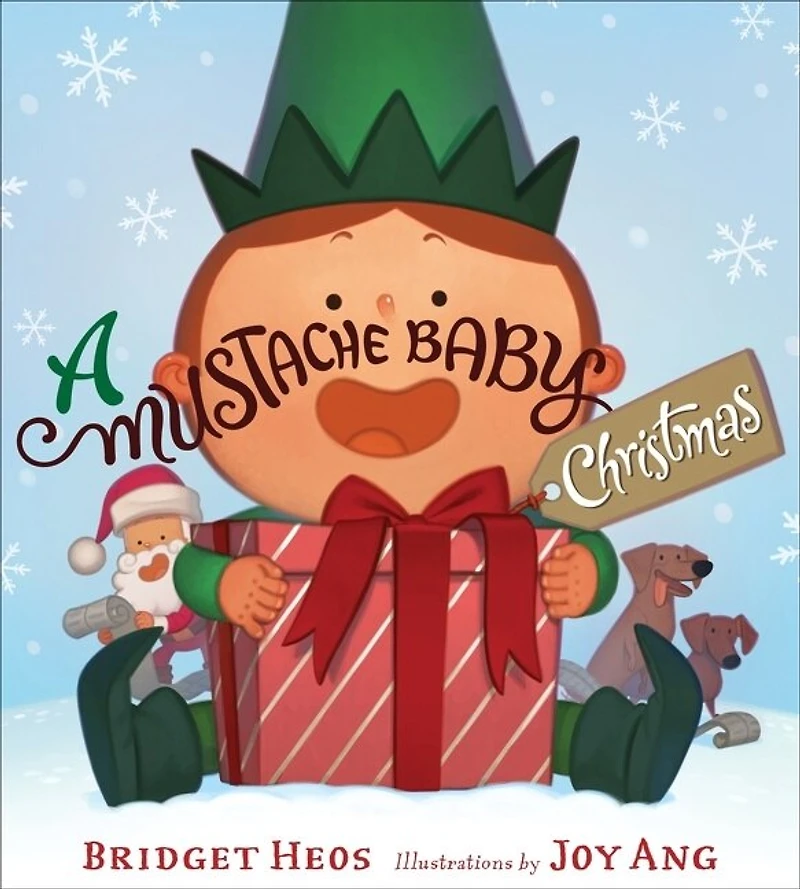 A Mustache Baby Christmas: Christmas Holiday Book for Kids