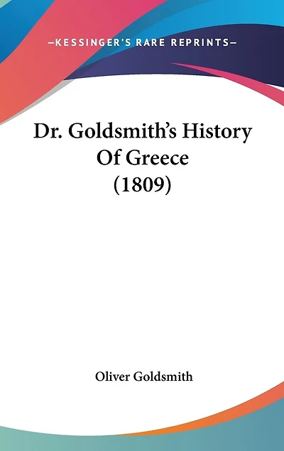 Dr. Goldsmith's History Of Greece (1809)