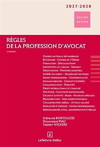 Règles de la profession d'avocat: 2027-2028