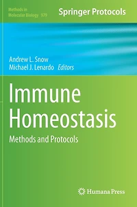 Immune Homeostasis: Methods and Protocols