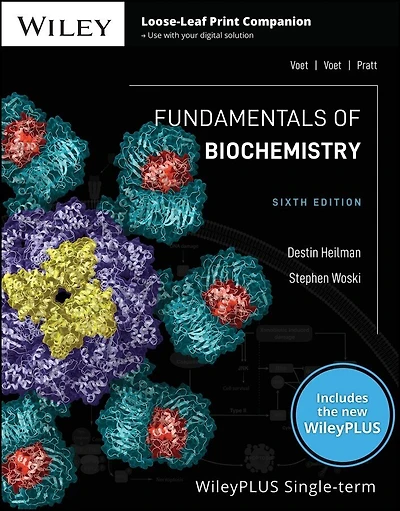 Fundamentals of Biochemistry, 6e with WileyPLUS Card and Loose-leaf Set Single Term