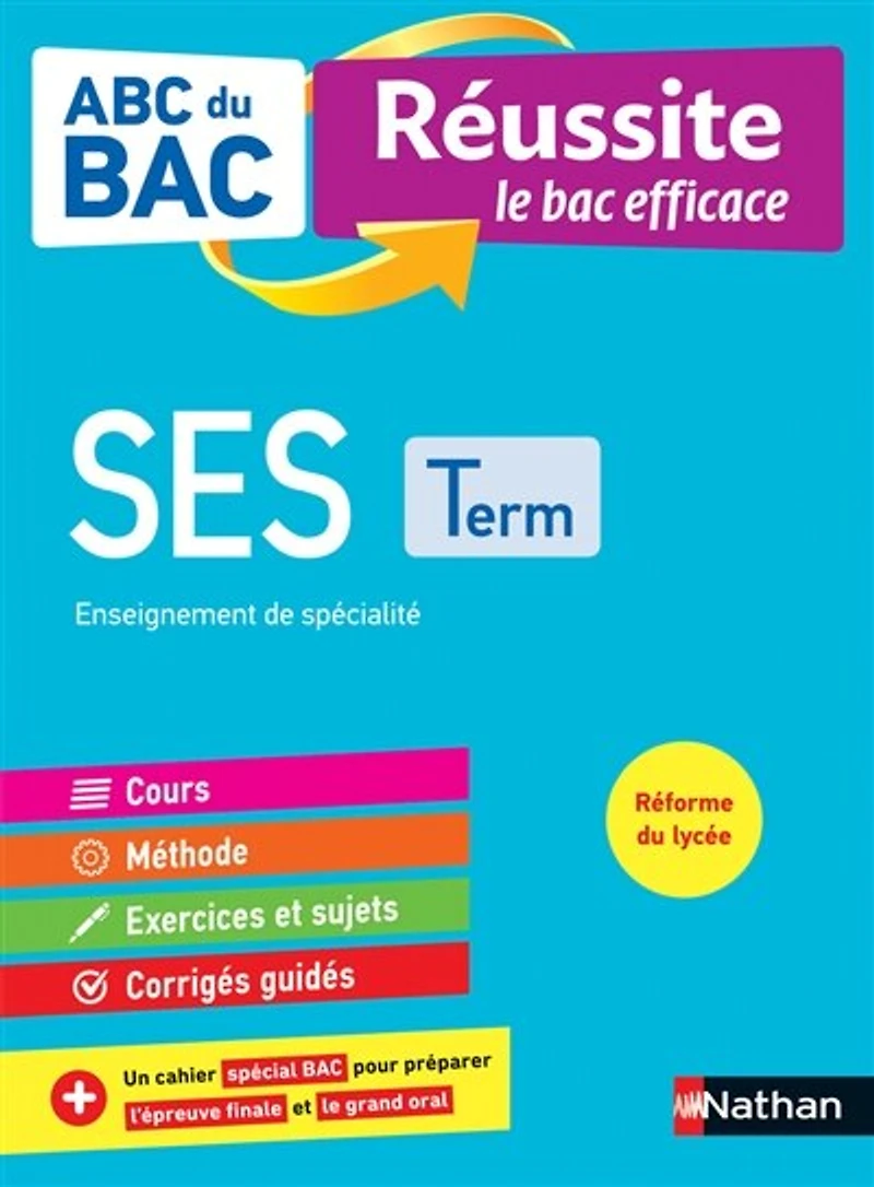 SES terminale: enseignement de spécialité