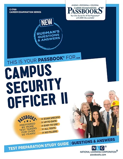 Campus Security Officer II (C-1700): Passbooks Study Guide