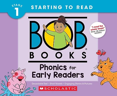 Bob Books - Phonics for Early Readers Hardcover Collection of 12 Stories | Decodable Phonics Stories, Ages 4 and up, Kindergarten (Stage 1: Starting to Read)