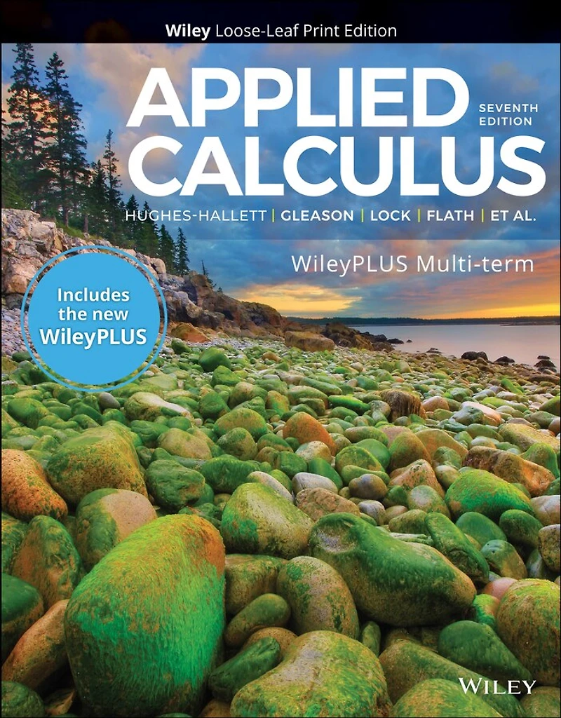 Applied Calculus, 7e with WileyPLUS Card and Loose-leaf Set Multi-Term