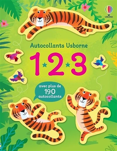 1-2-3: Autocollants Usborne
