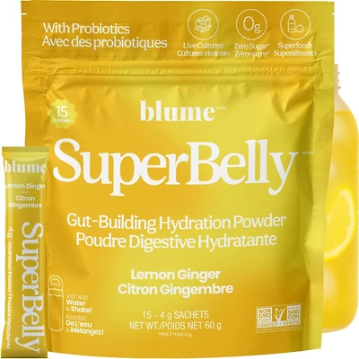 Lemon Ginger SuperBelly Hydration Powder