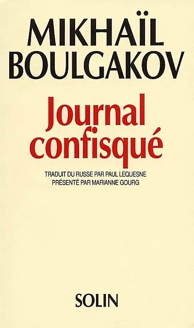Journal confisqué : 1922-1925: 1922-1925