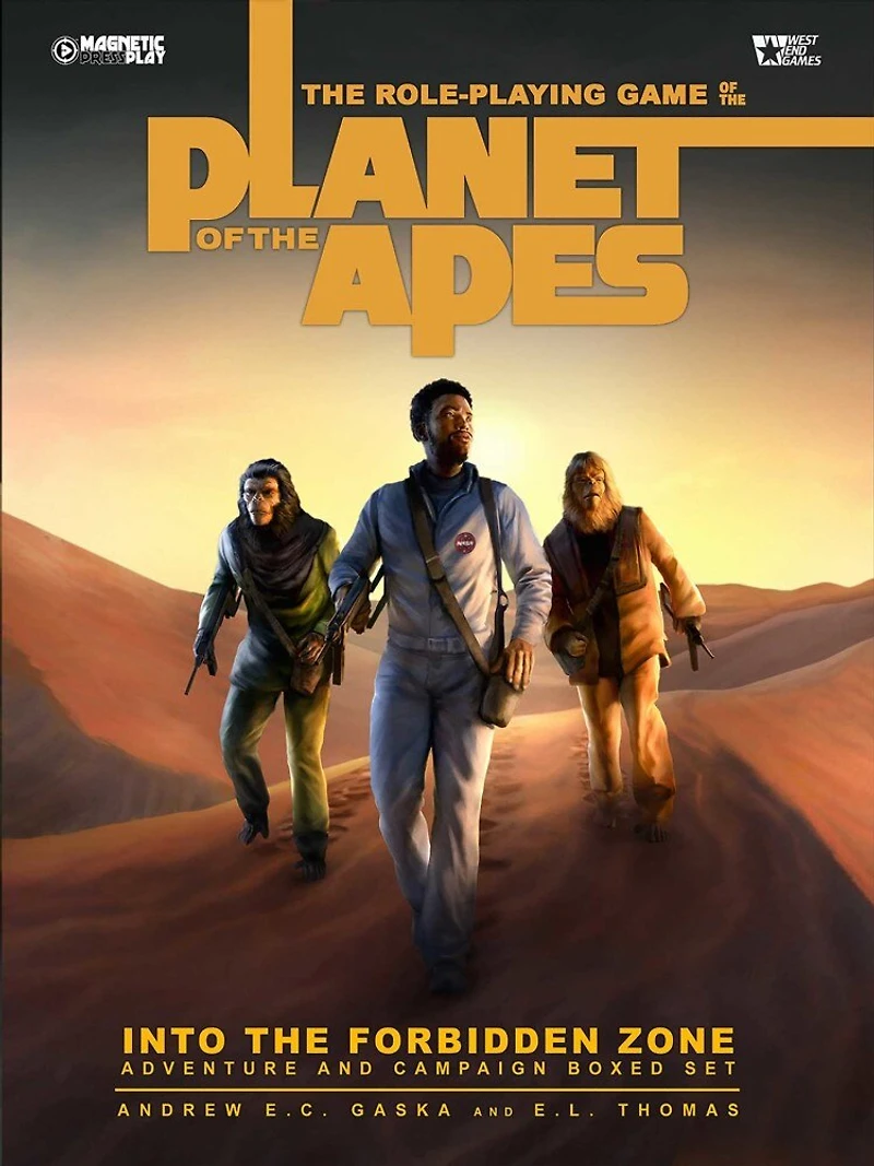 The Planet of the Apes RPG Forbidden Zone Adventure Box Role-Playing Game