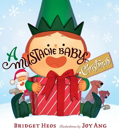 A Mustache Baby Christmas: Christmas Holiday Book for Kids
