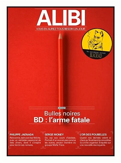 Alibi : vous en aurez tous besoin un jour, n°7. Bulles noires : BD : l'arme fatale: BD