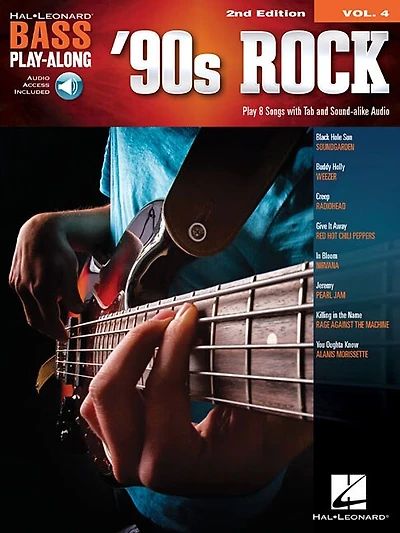 '90s Rock: Bass Play-along Volume 4