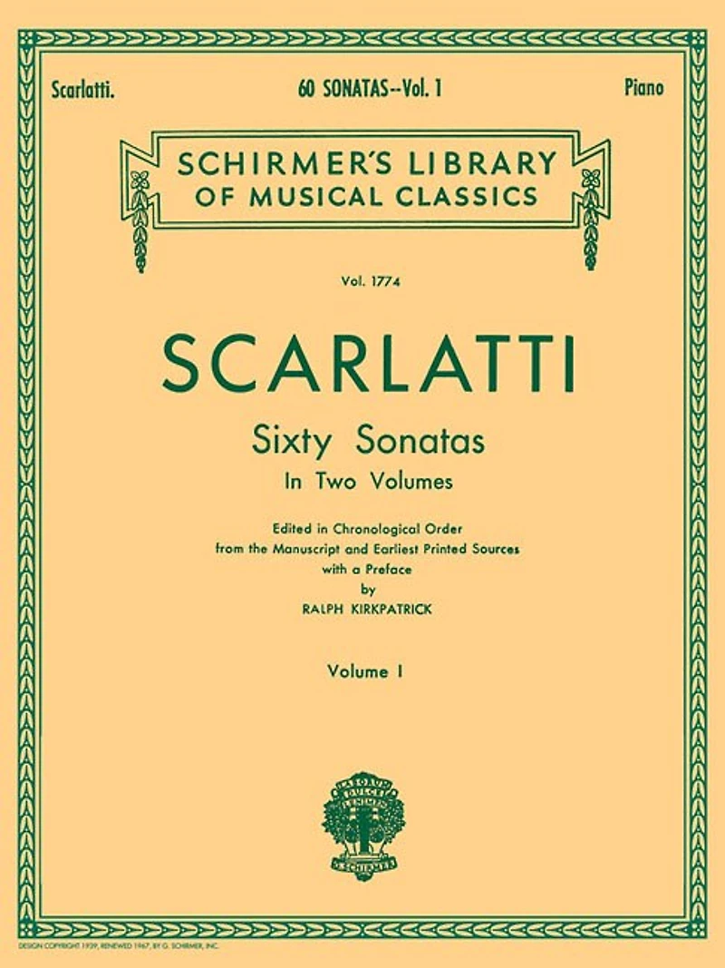 60 Sonatas - Volume 1: Schirmer Library of Classics Volume 1774 Piano Solo