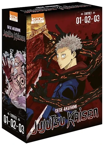Coffret Jujutsu kaisen vol 1 à 3