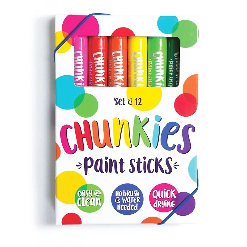 Ooly Chunkies Paint Sticks 12PK