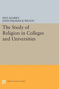 The Study of Religion Colleges and Universities