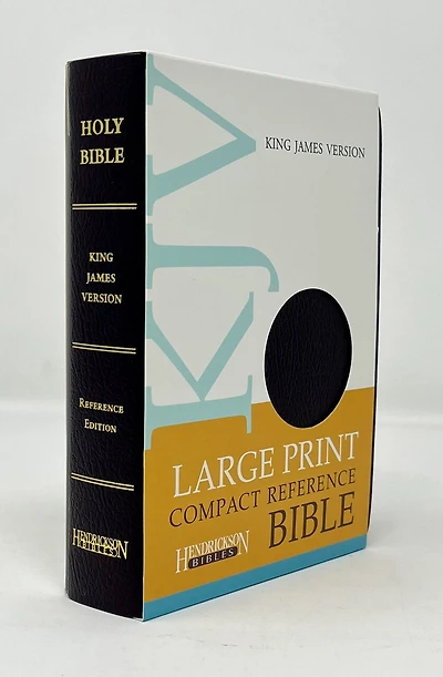 KJV Large Print Compact Reference Bible (Flexisoft, Espresso, Red Letter)